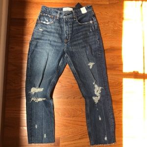 NWT Abercrombie Mom jeans